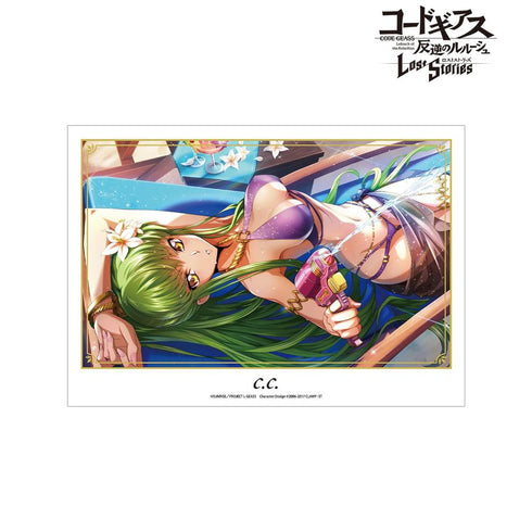 《Code Geass 反叛的魯路修:失落的故事》【神秘夏日裝扮】C.C. A3 霧面加工海報