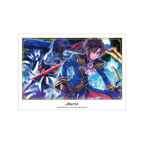 『コードギアス 反逆のルルーシュ ロストストーリーズ』【ただ復讐のために】マリオ A3マット加工ポスター