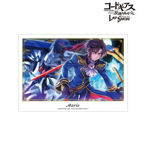 《Code Geass 反叛的鲁路修:失落的故事》【只为复仇】马里奥 A3哑光处理海报