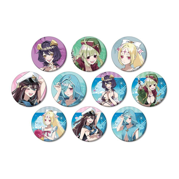 "Longing to Be a Magical Girl" by Minori Chigusa (Swimsuit Version) Trading Mat Pin Badge (Sold by the box)