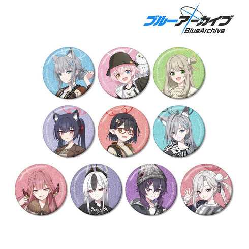 『ブルーアーカイブ』トレーディンググリッター缶バッジ(単位/BOX)