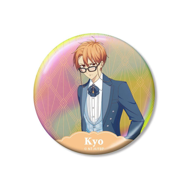 『フルーツバスケット』描き下ろし 草摩夾 スノーメイド&執事ver. 75mmオーロラ缶バッジ