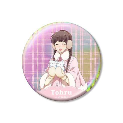 『フルーツバスケット』描き下ろし 本田透 雪遊びver. 75mmオーロラ缶バッジ