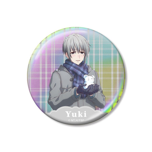 『フルーツバスケット』描き下ろし 草摩由希 雪遊びver. 75mmオーロラ缶バッジ