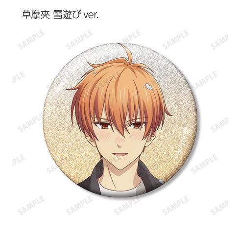 『フルーツバスケット』描き下ろし 雪遊びver.&スノーメイド&執事ver. トレーディンググリッター缶バッジ(単位/BOX)
