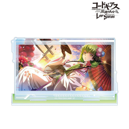《Code Geass 反叛的魯路修:失落的故事》【為嶄新的一天舉杯】附C.C.配件的BIG壓克力立牌