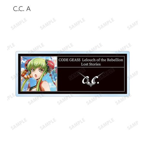 《Code Geass 反叛的鲁路修:失落的故事》亚克力收藏名牌(单位/盒)