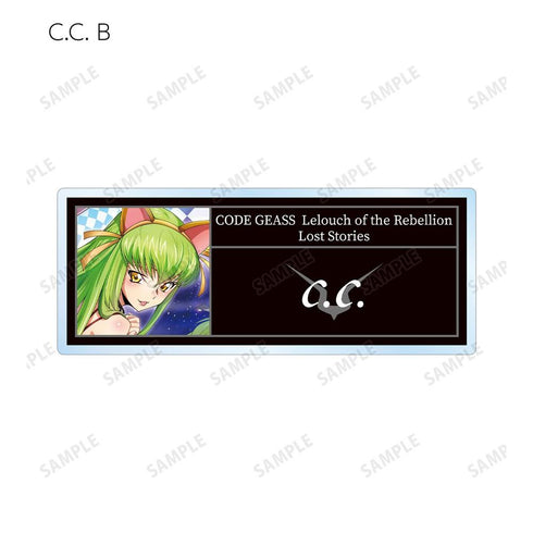 《Code Geass 反叛的鲁路修:失落的故事》亚克力收藏名牌(单位/盒)