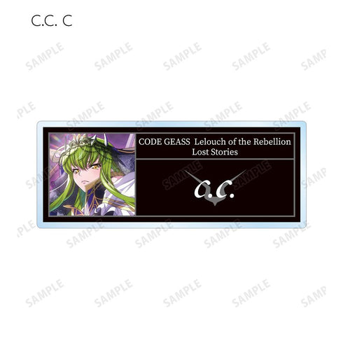 《Code Geass 反叛的鲁路修:失落的故事》亚克力收藏名牌(单位/盒)