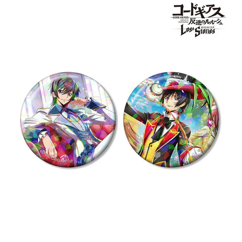 『コードギアス 反逆のルルーシュ ロストストーリーズ』ルルーシュ ホログラム缶バッジ2個セット ver.A