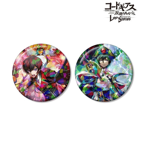 『コードギアス 反逆のルルーシュ ロストストーリーズ』ルルーシュ ホログラム缶バッジ2個セット ver.B
