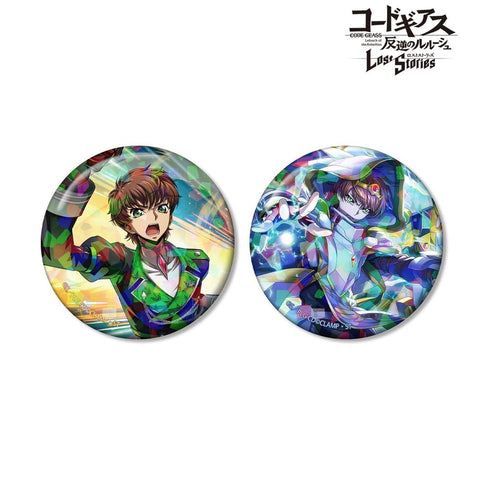 『コードギアス 反逆のルルーシュ ロストストーリーズ』スザク ホログラム缶バッジ2個セット ver.B