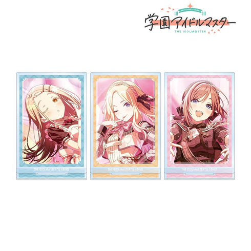 『学園アイドルマスター』ハッピーミルフィーユ アクリルスタンド3個セット