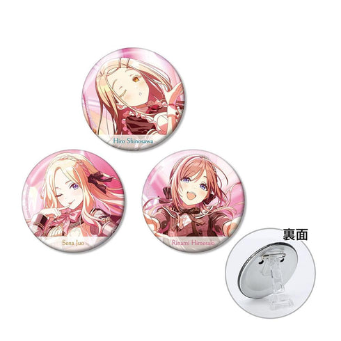 『学園アイドルマスター』ハッピーミルフィーユ 3WAY缶バッジ3個セット