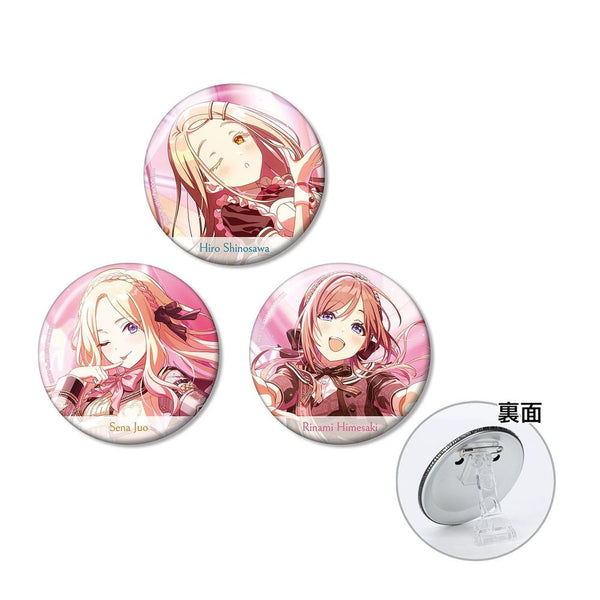 『学園アイドルマスター』ハッピーミルフィーユ 3WAY缶バッジ3個セット