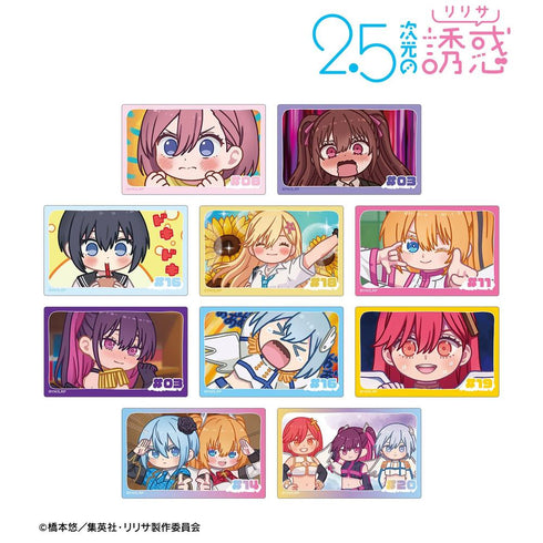 "The Temptation of 2.5D" Trading Card Stickers (Pack of 1)