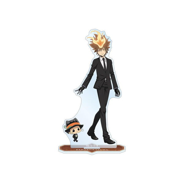 『家庭教師ヒットマンREBORN!』描き下ろし リボーン&沢田 綱吉 スーツの歩みver. BIGアクリルスタンド