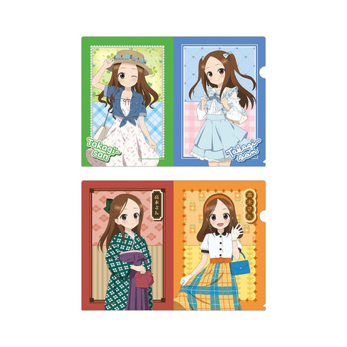 『からかい上手の高木さん』描き下ろし 高木さん 時代ファッションver. クリアファイル2枚セット