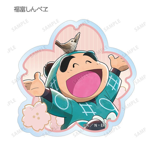 『忍たま乱太郎』描き下ろし 楽しいお花見の段ver. トレーディングクリアダイカットステッカー ver.A(単位/BOX)
