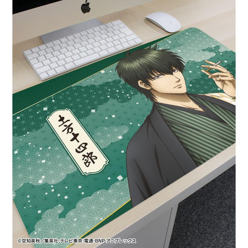 "Gintama" Original Illustration: Hijikata Toshiro - One-Sided Floral Kimono Version Multi-Purpose Desk Mat