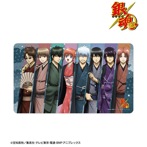 《銀魂》全新繪製 全員集合 單面花卉和服版 多功能桌墊