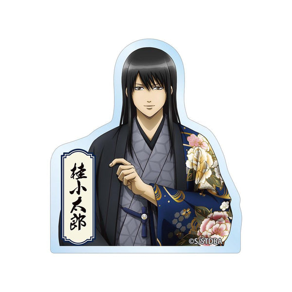 《銀魂》全新繪製 桂小太郎 單面花卉圖案和服版 模切貼紙