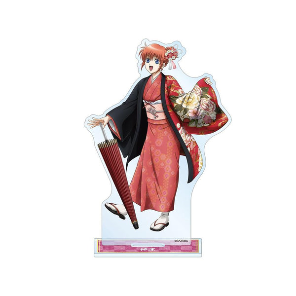 《银魂》全新绘制 神乐 单面花纹和服版 BIG亚克力立牌