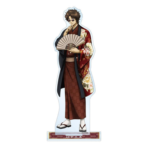 《銀魂》全新繪製 坂本辰馬 單面花卉圖案和服版 BIG 壓克力立牌