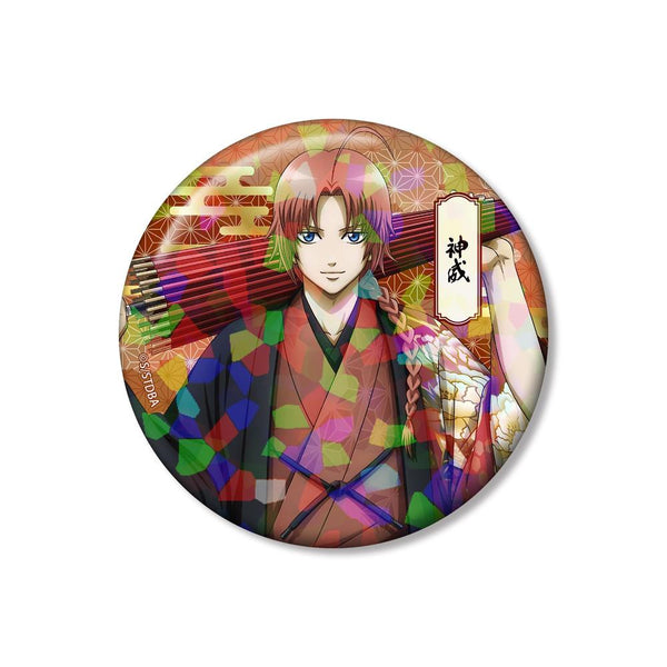 《銀魂》全新繪製 神威 單面花紋和服版 全息75mm徽章