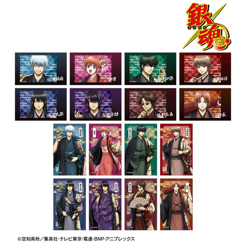 "Gintama" Original Art: Single-Sided Floral Kimono Ver. Trading Illustration Sheet (Sold by the box)
