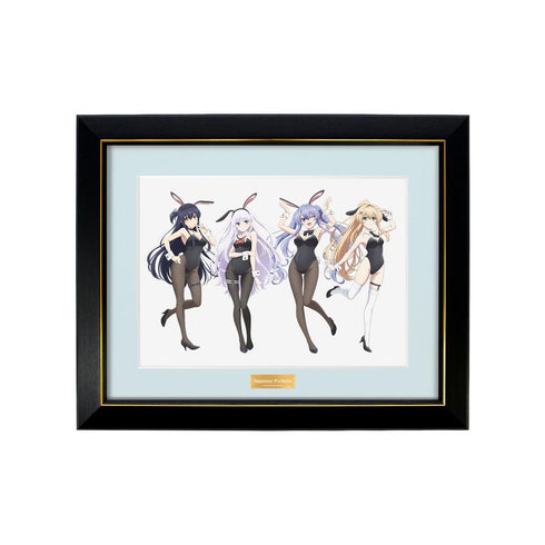 『Summer Pockets』描き下ろし 集合 バニーガールver. A4キャラファイングラフ