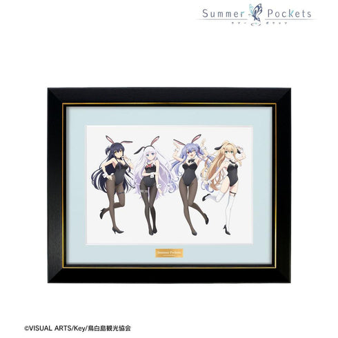 『Summer Pockets』描き下ろし 集合 バニーガールver. A4キャラファイングラフ