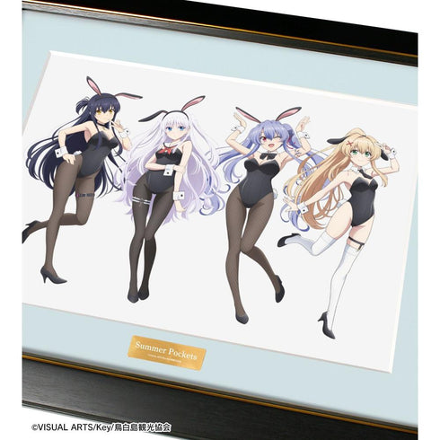 『Summer Pockets』描き下ろし 集合 バニーガールver. A4キャラファイングラフ