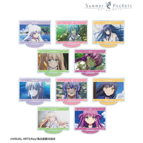 "Summer Pockets" Trading Card Scene Acrylic Stands (Sold by the box)