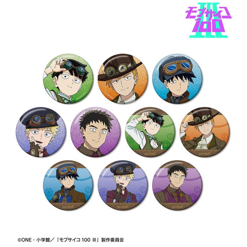 『モブサイコ100 III』描き下ろし スチームパンクver. トレーディンググリッター缶バッジ(単位/BOX)