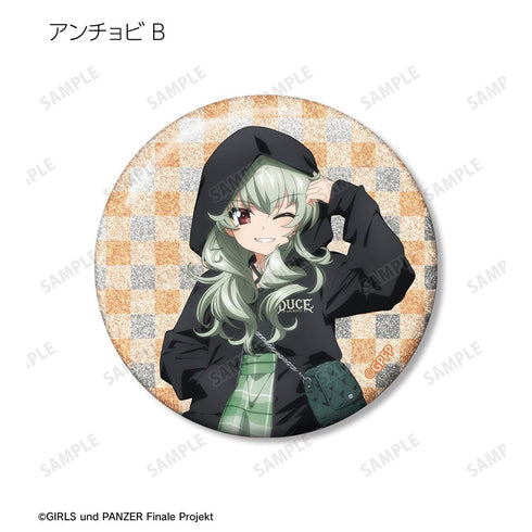『ガールズ&パンツァー 最終章』描き下ろし デート私服ver. トレーディンググリッター缶バッジ(単位/BOX)