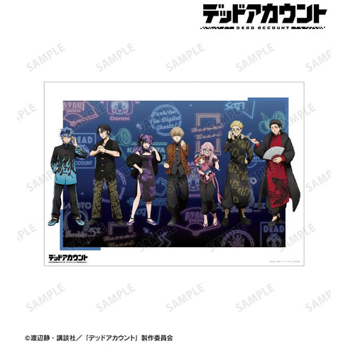 "Dead Account" Original Group Illustration: Cheongsam Version A3 Matte-Finish Poster
