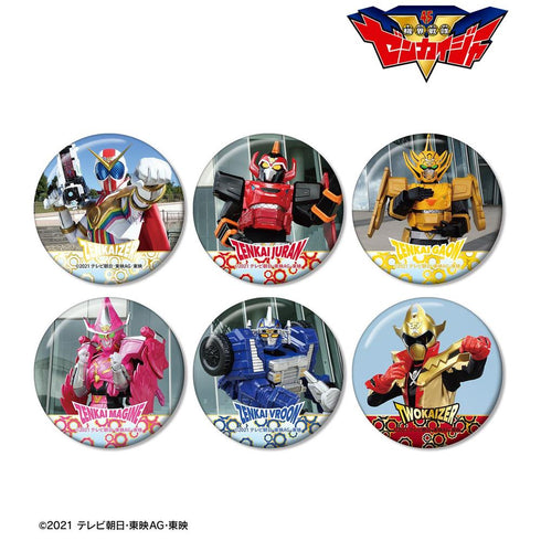 "Kikai Sentai Zenkaiger" Trading Pin Badges (Sold by the box)