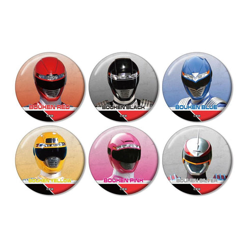 "Gougou Sentai Boukenger" Trading Pin Badges (Sold by the box)
