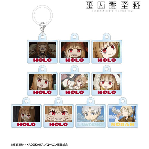 《狼與香辛料 MERCHANT MEETS THE WISE WOLF》收藏系列 輕鬆漫畫 標誌迷你壓克力吊飾(單位/盒)