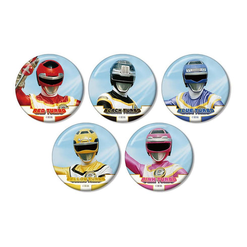 "High-Speed Squadron Turbo Rangers" Trading Pin Badges (Sold by the box)