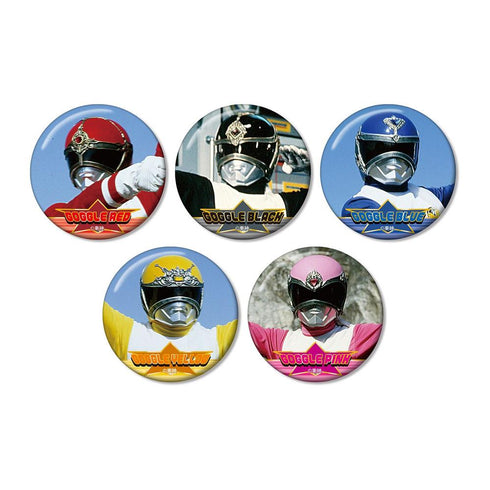 『大戦隊ゴーグルファイブ』トレーディング缶バッジ(単位/BOX)