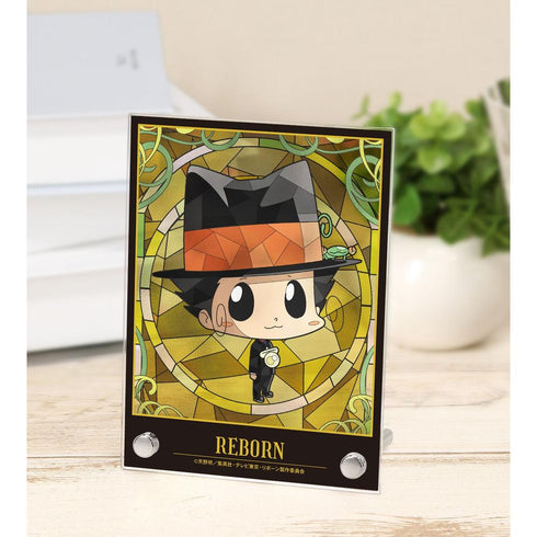 "The Hitman Reborn!" Reborn Aure Glass A6 Acrylic Panel