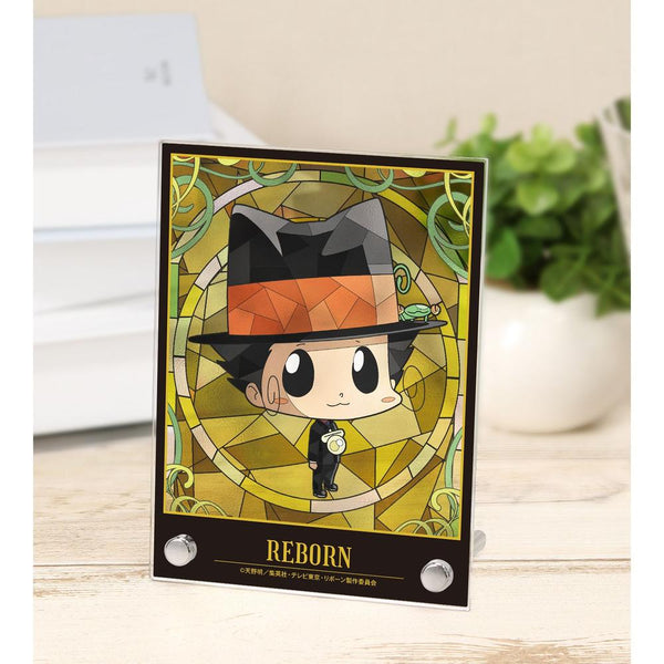 "The Hitman Reborn!" Reborn Aure Glass A6 Acrylic Panel