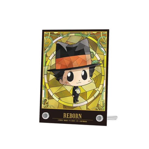 "The Hitman Reborn!" Reborn Aure Glass A6 Acrylic Panel