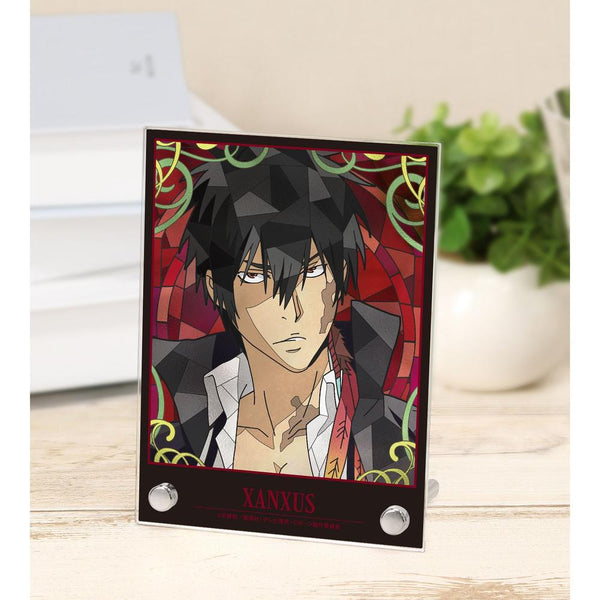 "The Hitman Reborn!" XANXUS (10 Years Later) Aure Glass A6 Acrylic Panel