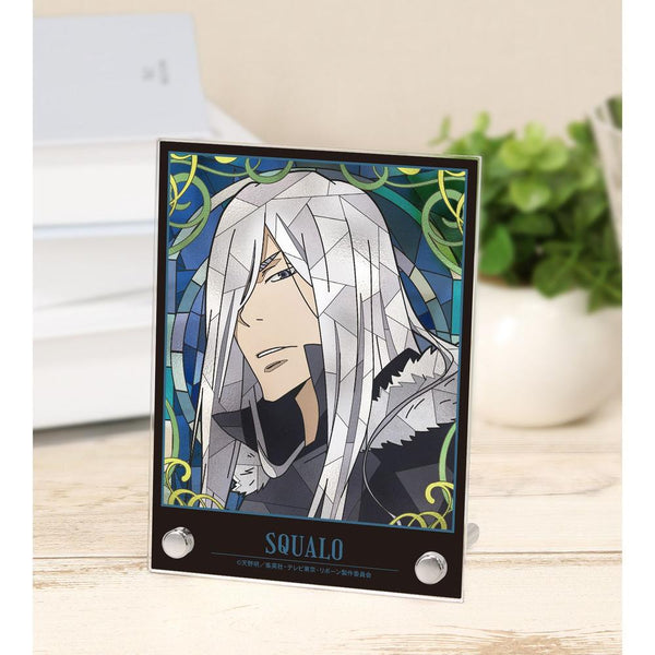 "The Hitman Reborn!" Spelvi Squalo (10 Years Later) Aure Glass A6 Acrylic Panel