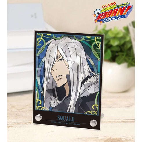 "The Hitman Reborn!" Spelvi Squalo (10 Years Later) Aure Glass A6 Acrylic Panel