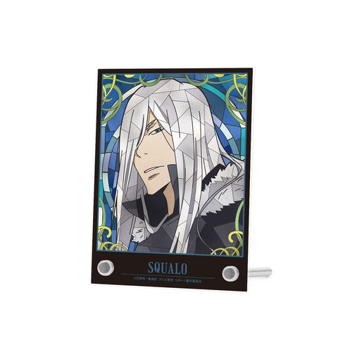 "The Hitman Reborn!" Spelvi Squalo (10 Years Later) Aure Glass A6 Acrylic Panel