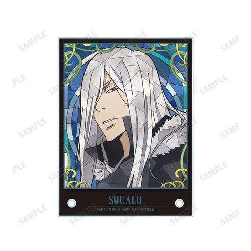 "The Hitman Reborn!" Spelvi Squalo (10 Years Later) Aure Glass A6 Acrylic Panel